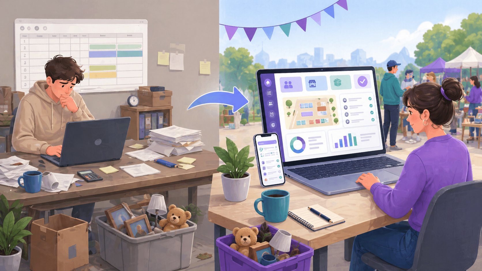 Modèle de règlement de vide-grenier