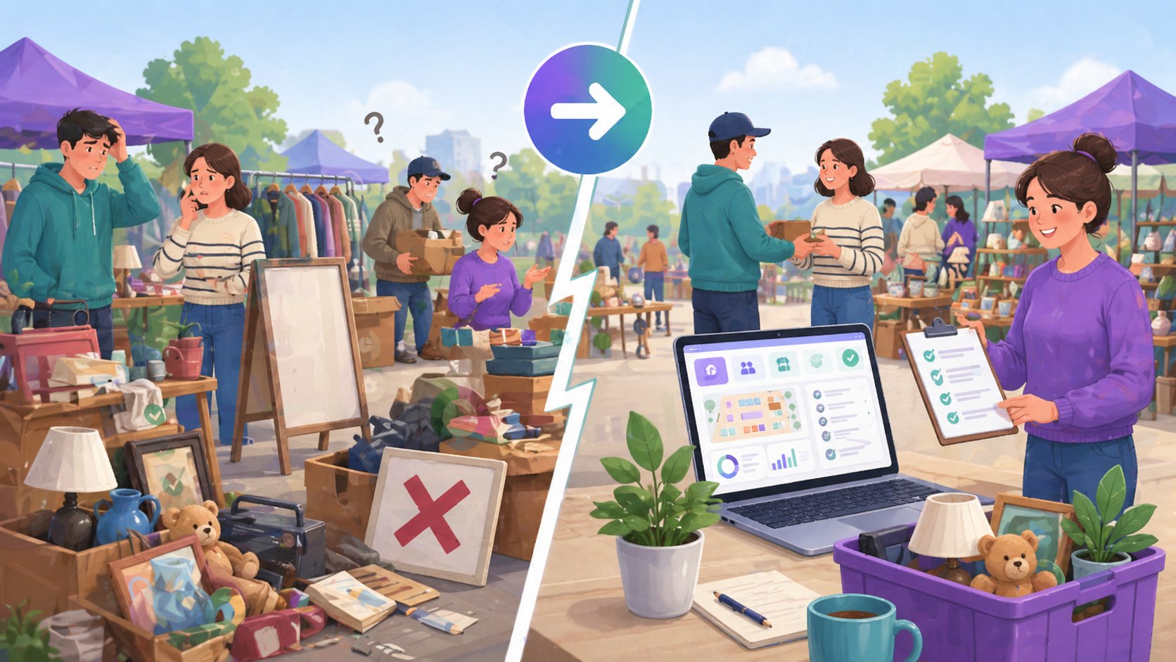 Les erreurs à éviter pour organiser un vide-grenier