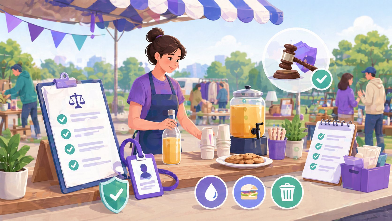 Réglementation de la buvette de vide-grenier