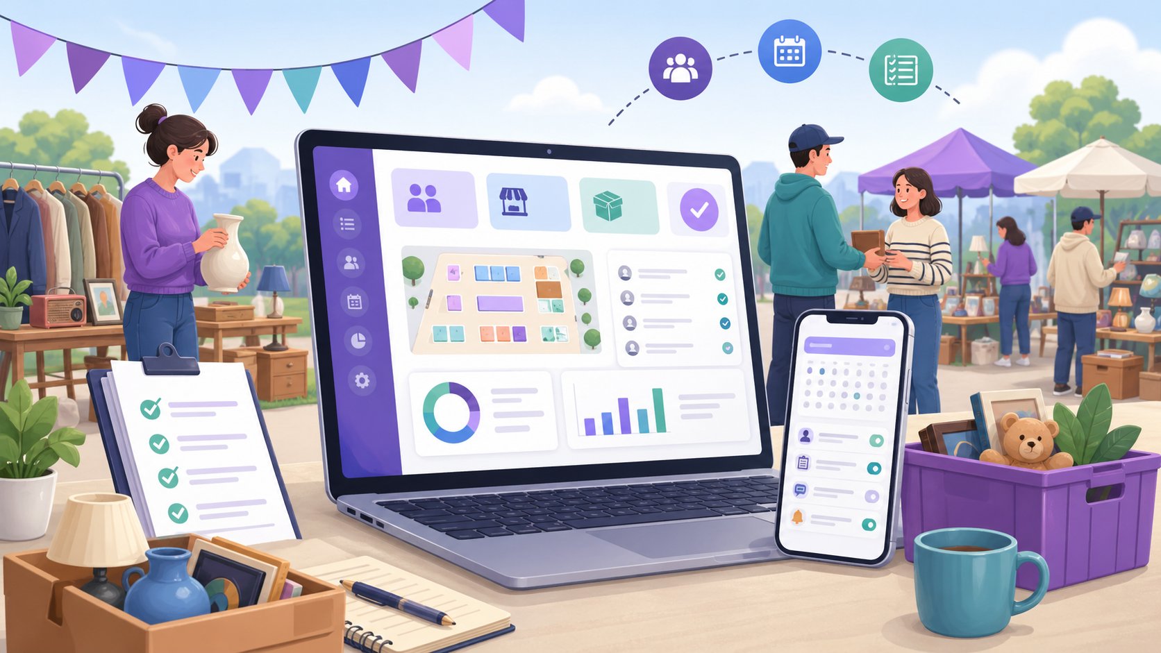 Logiciel de gestion de vide-grenier